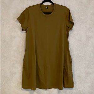 Uniqlo Cotton T-Shirt Swing Dress with Pockets